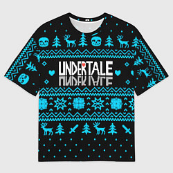 Футболка оверсайз мужская Undertale rpg winter, цвет: 3D-принт