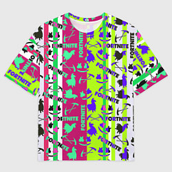 Футболка оверсайз мужская Fortnite epic pattern, цвет: 3D-принт