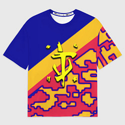 Футболка оверсайз мужская Doom камуфляж, цвет: 3D-принт