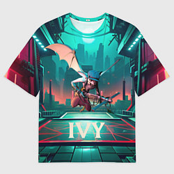 Футболка оверсайз мужская Плющ Deadlock, цвет: 3D-принт