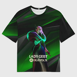 Футболка оверсайз мужская Леди Гейст Deadlock, цвет: 3D-принт
