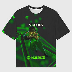 Футболка оверсайз мужская Viscous Deadlock, цвет: 3D-принт