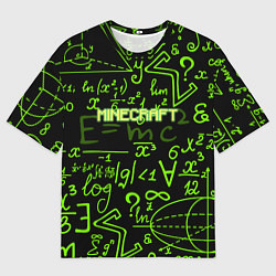 Футболка оверсайз мужская Minecraft символы, цвет: 3D-принт