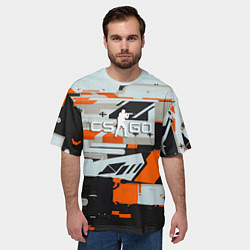 Футболка оверсайз мужская Asimov cs go, цвет: 3D-принт — фото 2