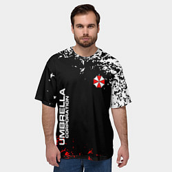 Футболка оверсайз мужская Resident evil - вирус, цвет: 3D-принт — фото 2