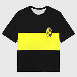 Футболка оверсайз мужская Янг бойс полоса, цвет: 3D-принт