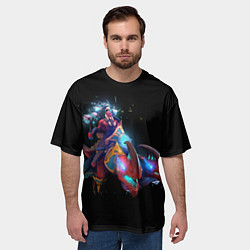 Футболка оверсайз мужская Disruptor dota 2, цвет: 3D-принт — фото 2