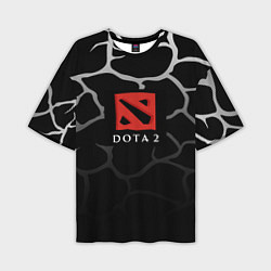 Футболка оверсайз мужская DOTA2 земля, цвет: 3D-принт