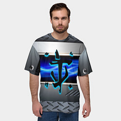 Футболка оверсайз мужская Doom metal, цвет: 3D-принт — фото 2