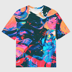Футболка оверсайз мужская Colors, цвет: 3D-принт