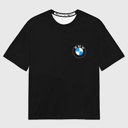 Футболка оверсайз мужская BMW auto logo, цвет: 3D-принт
