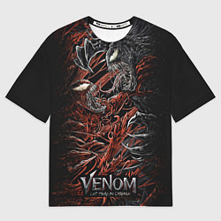 Мужская футболка оверсайз Venom vs Carnage