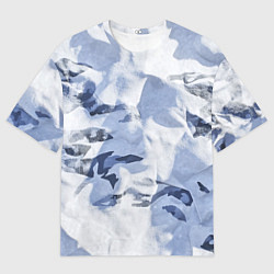 Футболка оверсайз мужская Альпийский камуфляж, цвет: 3D-принт