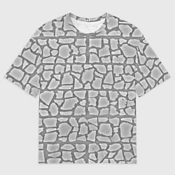 Футболка оверсайз мужская Штукатурка, цвет: 3D-принт