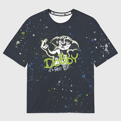 Футболка оверсайз мужская Добби свободный эльф - Гарри Поттер, цвет: 3D-принт