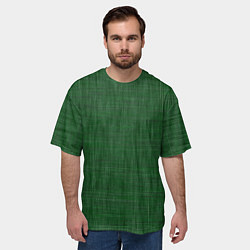 Футболка оверсайз мужская Хвойный коврик, цвет: 3D-принт — фото 2
