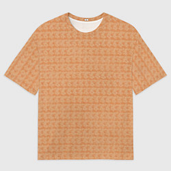 Футболка оверсайз мужская Персиковый пух, цвет: 3D-принт