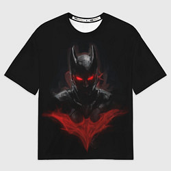 Футболка оверсайз мужская Neon Batman in the dark, цвет: 3D-принт