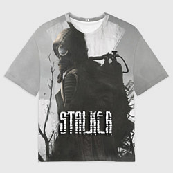 Футболка оверсайз мужская Stalker в зоне, цвет: 3D-принт