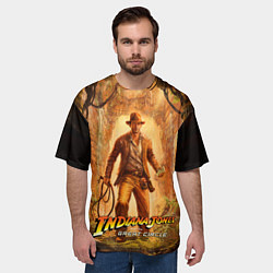 Футболка оверсайз мужская Инди Indiana Jones and the great circle, цвет: 3D-принт — фото 2