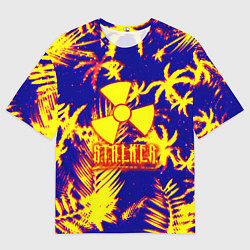 Футболка оверсайз мужская Тропический сталкер, цвет: 3D-принт