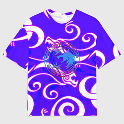 Футболка оверсайз мужская The Witcher dragon neno, цвет: 3D-принт