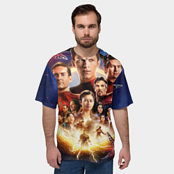 Футболка оверсайз мужская Персонажи Человек паук нет пути домой, цвет: 3D-принт — фото 2