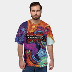 Футболка оверсайз мужская Tekken hyper beast, цвет: 3D-принт — фото 2