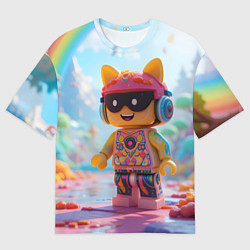 Мужская футболка оверсайз Роблокс в солнечных очках