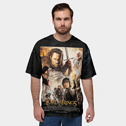 Футболка оверсайз мужская The lord of the rings - the return of the king, цвет: 3D-принт — фото 2