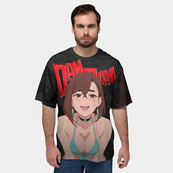 Футболка оверсайз мужская Momo Boobs, цвет: 3D-принт — фото 2