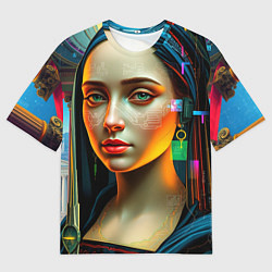 Мужская футболка оверсайз Цифровая классика