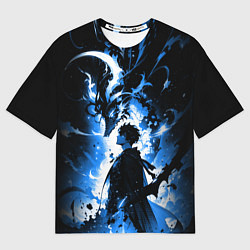 Футболка оверсайз мужская Поднятие уровня в одиночку - восстань, цвет: 3D-принт