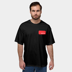 Футболка оверсайз мужская WSTDS logo, цвет: 3D-принт — фото 2