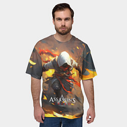 Футболка оверсайз мужская Assassins Creed, цвет: 3D-принт — фото 2