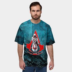 Футболка оверсайз мужская Персонаж Assassins Creed, цвет: 3D-принт — фото 2
