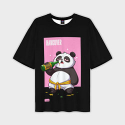 Мужская футболка оверсайз Rum and Panda