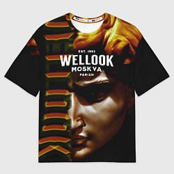 Футболка оверсайз мужская Davids Face Look, цвет: 3D-принт