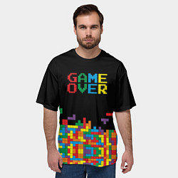 Футболка оверсайз мужская Game over, цвет: 3D-принт — фото 2