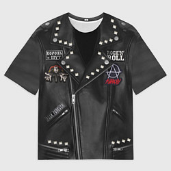 Мужская футболка оверсайз Король и шут косуха