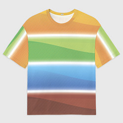 Футболка оверсайз мужская Просвет, цвет: 3D-принт