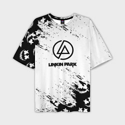 Мужская футболка оверсайз Marshmello x Linkin park