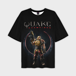 Мужская футболка оверсайз Quake champions - Ranger