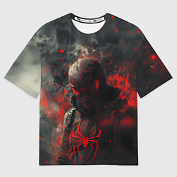 Футболка оверсайз мужская Black Spider-man, цвет: 3D-принт
