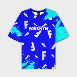 Мужская футболка оверсайз Farcry 6 pattern