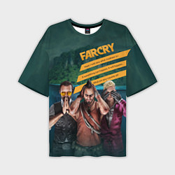 Мужская футболка оверсайз Far Cry villains
