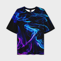 Мужская футболка оверсайз Color blue pink