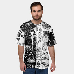 Футболка оверсайз мужская Monster energy логотипы игр, цвет: 3D-принт — фото 2