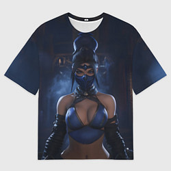 Мужская футболка оверсайз Kitana Mortal Kombat