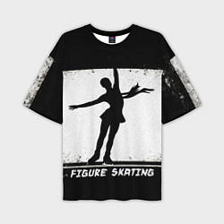 Мужская футболка оверсайз Figure skating